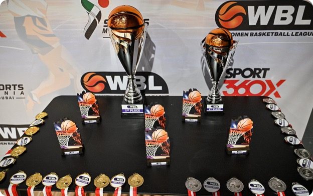 The Women Open Cup trophy table